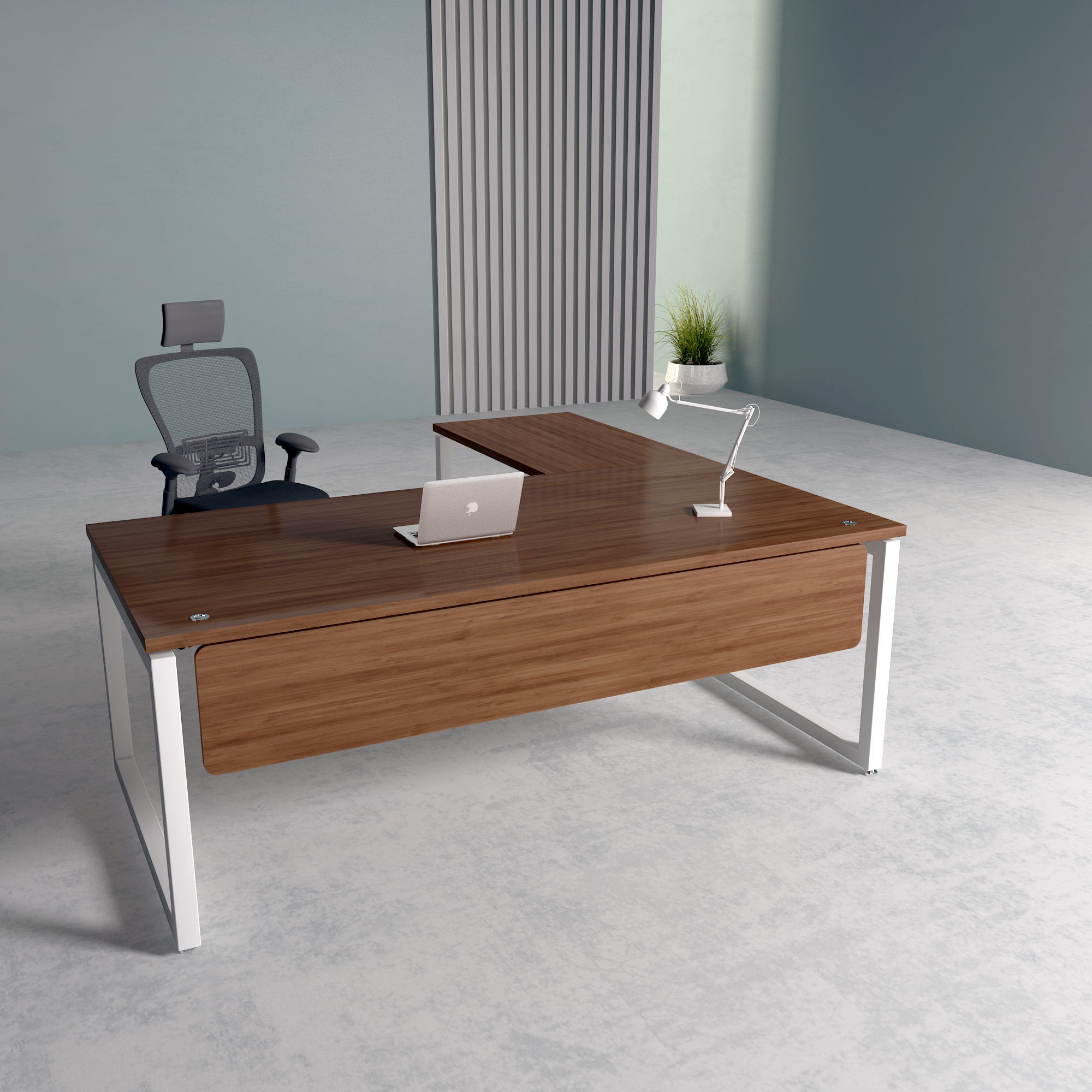 LANA Series Desk With Extension